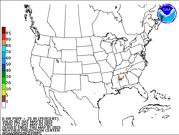 6-Hour PQPF valid 12Z May 3, 2025