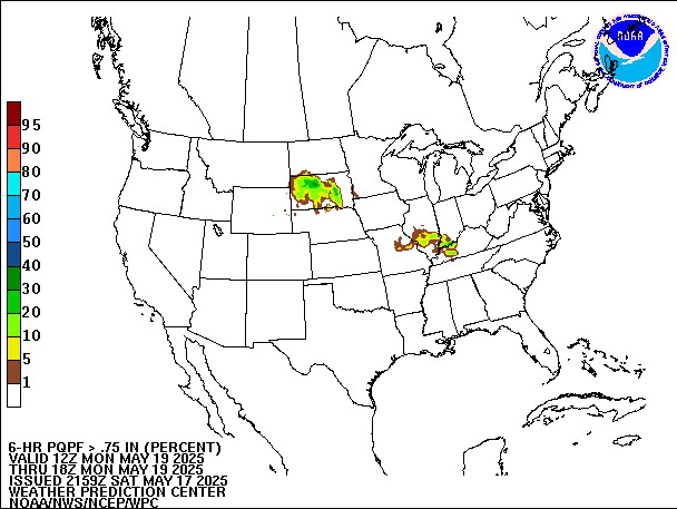6-Hour PQPF valid 18Z May 19, 2025