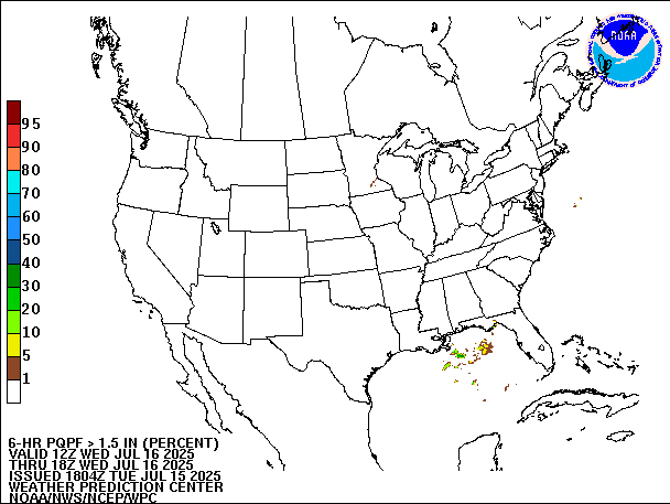 6-Hour PQPF valid 18Z July 16, 2025