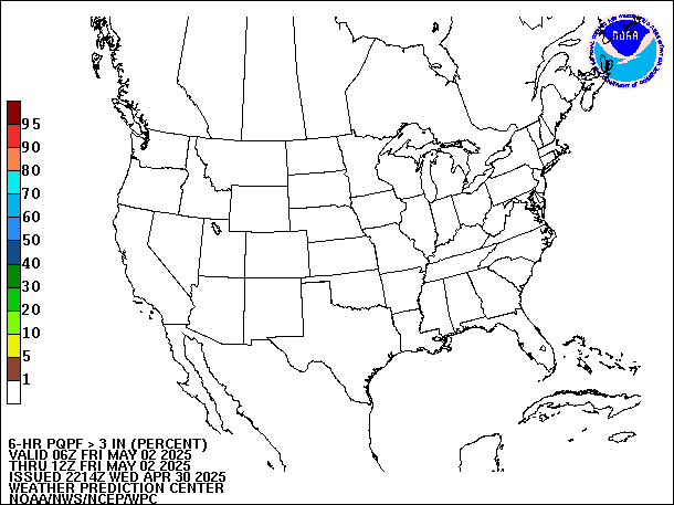 6-Hour PQPF valid 12Z May 2, 2025