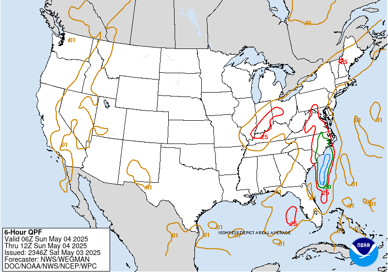 QPF: 12-18 Hrs