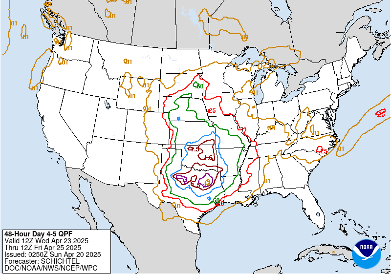 48-Hr Days 4-5 QPF