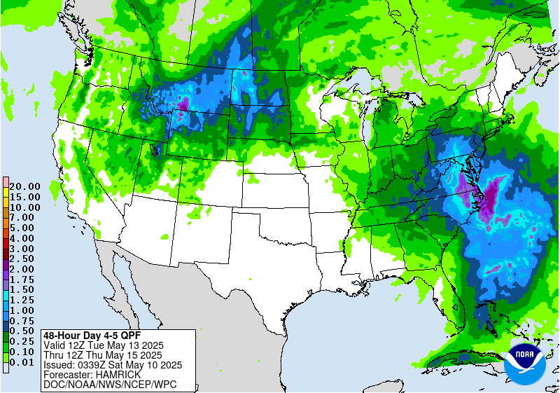 4-8 days out map