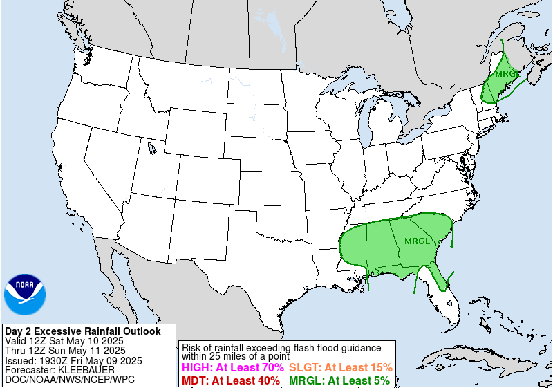 Day 2 Excessive Rainfall Forecast