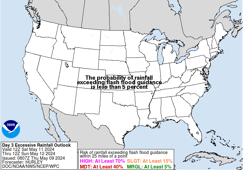 Day 3 Excessive Rainfall Forecast