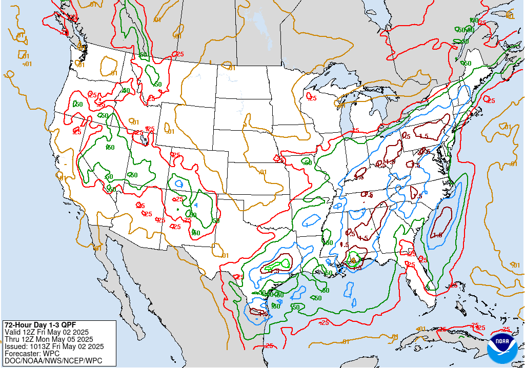 WPC Days 1-3 QPF