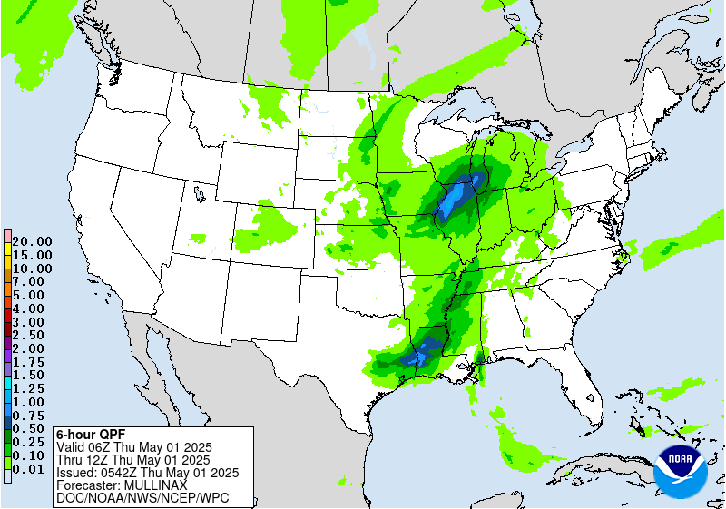 WPC 00-06 Hours QPF Update