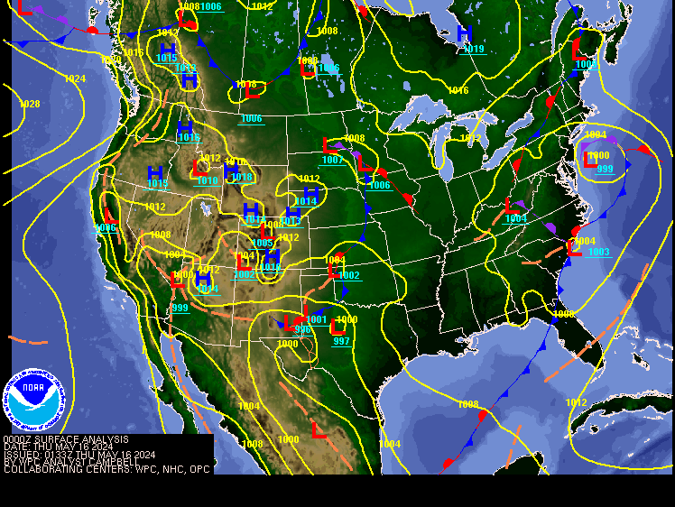 USA Weather Observations Bwsfc