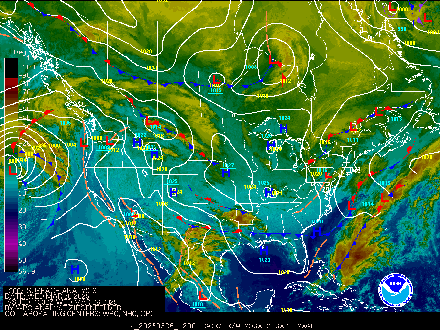 USA Weather Observations Satsfcnps