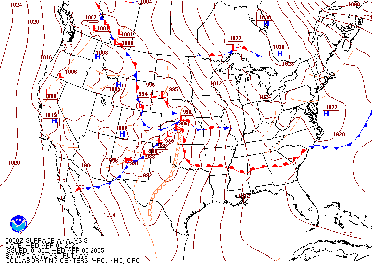 How To Read Surface Analysis Chart