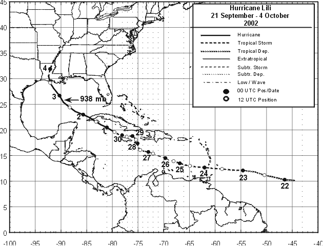 Hurricane Tracking Chart Worksheet