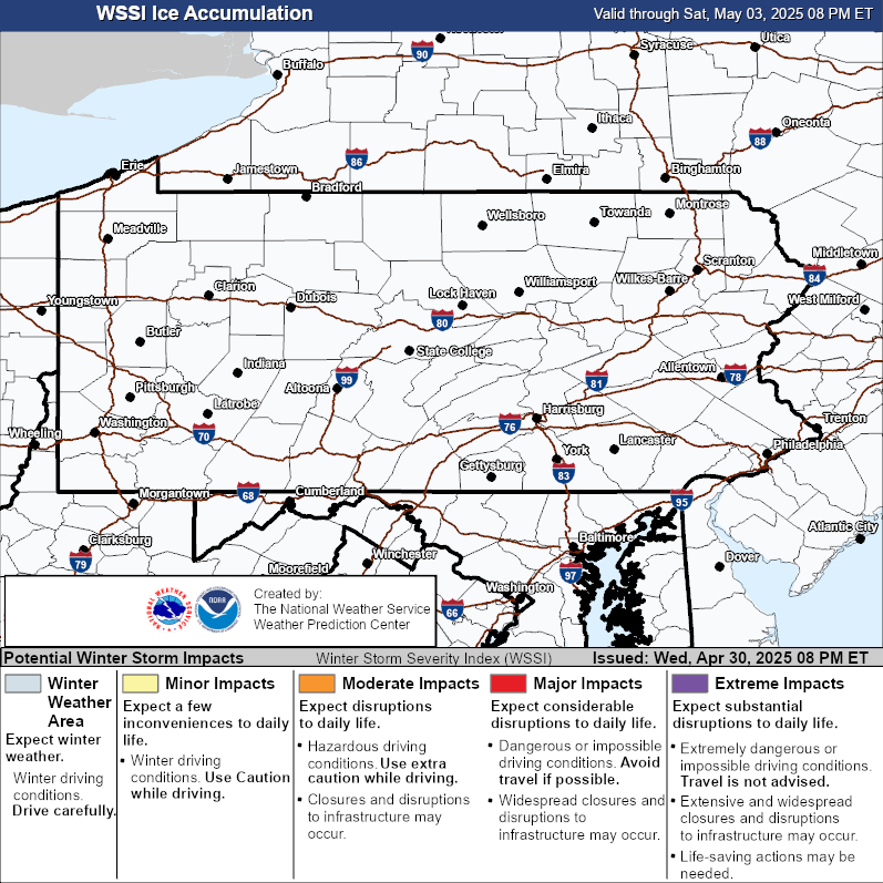 Winter Storm Severity Index