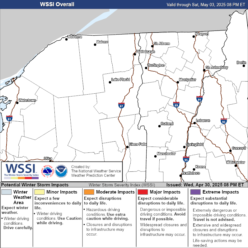 Winter Storm Severity Index