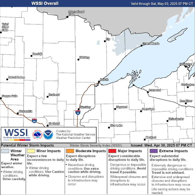 Winter Storm Severity Index