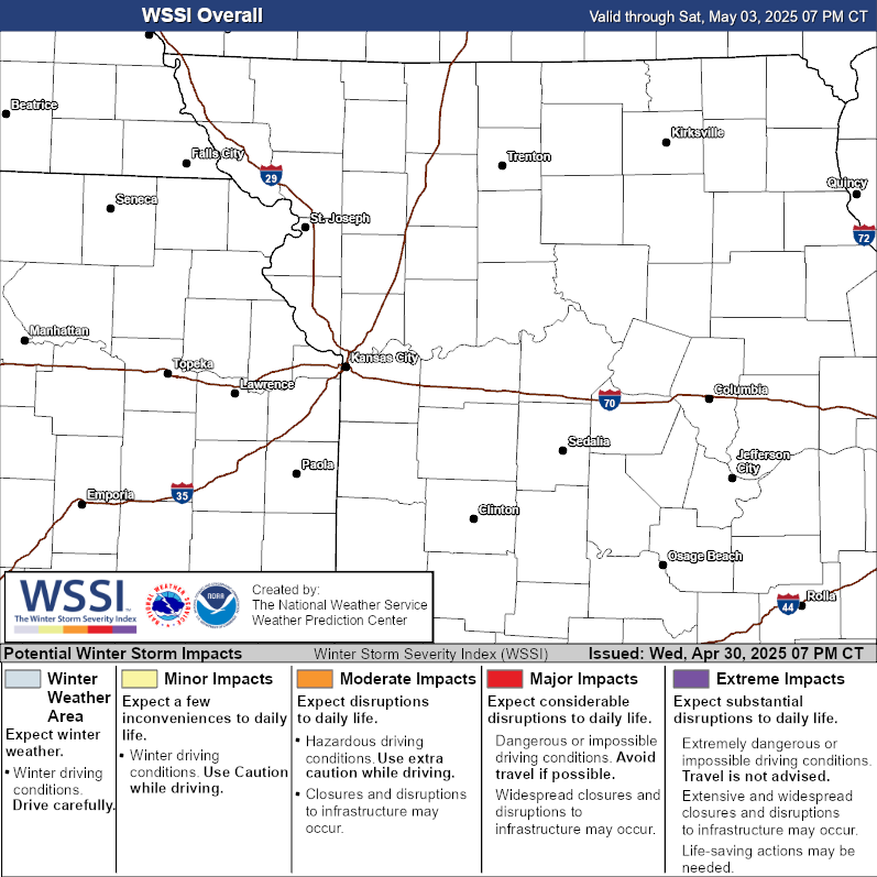 Winter Storm Severity Index