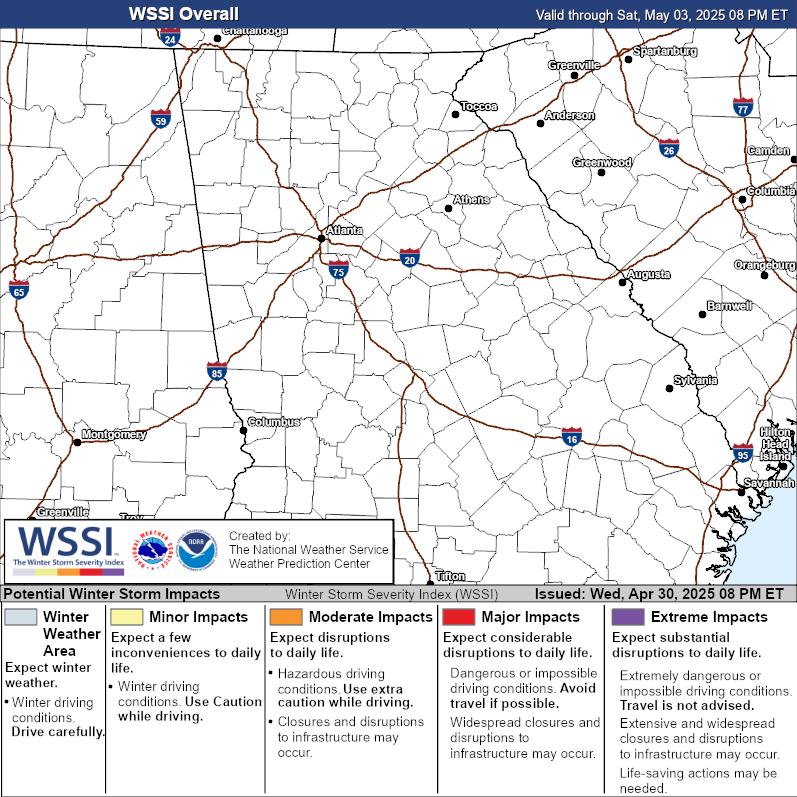 Winter Storm Severity Index