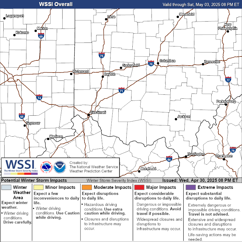 Winter Storm Severity Index