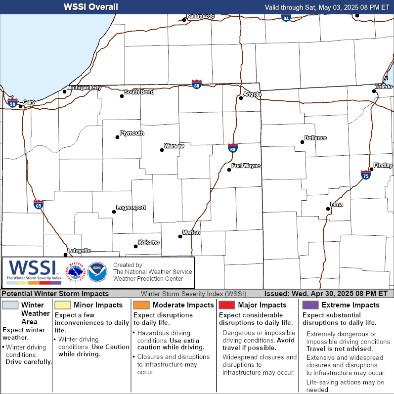 Winter Storm Severity Index