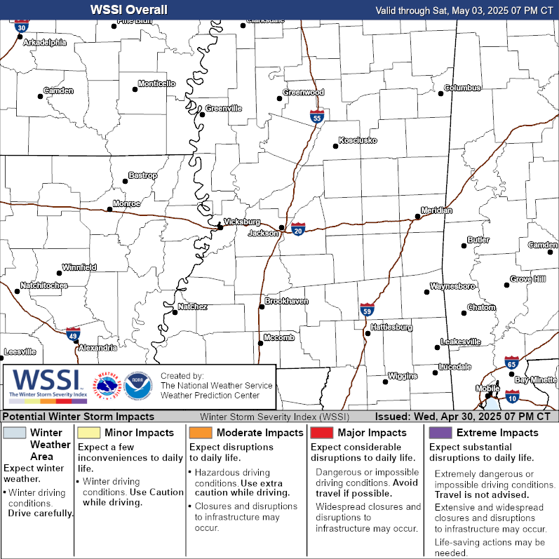 Winter Storm Severity Index