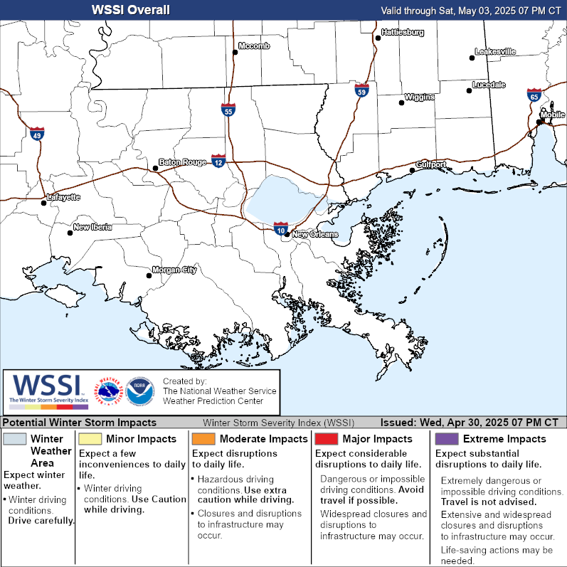 Winter Storm Severity Index
