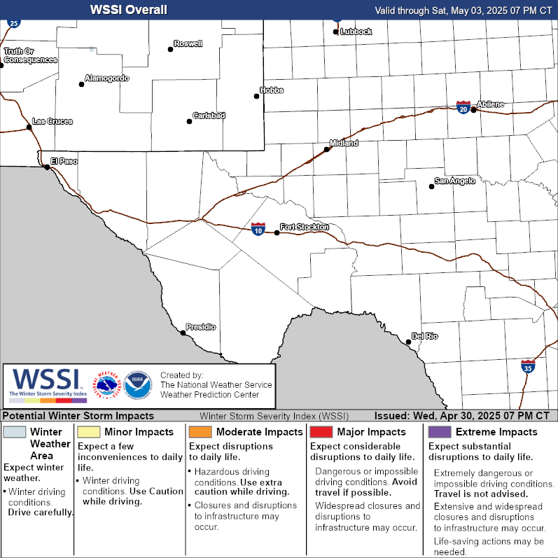 Winter Storm Severity Index