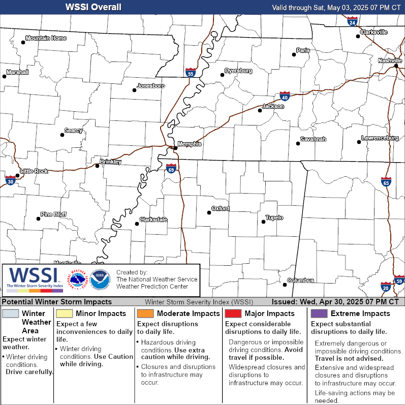 Winter Storm Severity Index