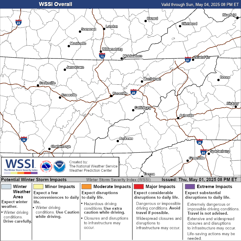 Winter Storm Severity Index