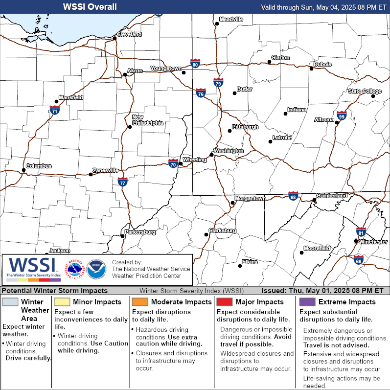 Winter Storm Severity Index