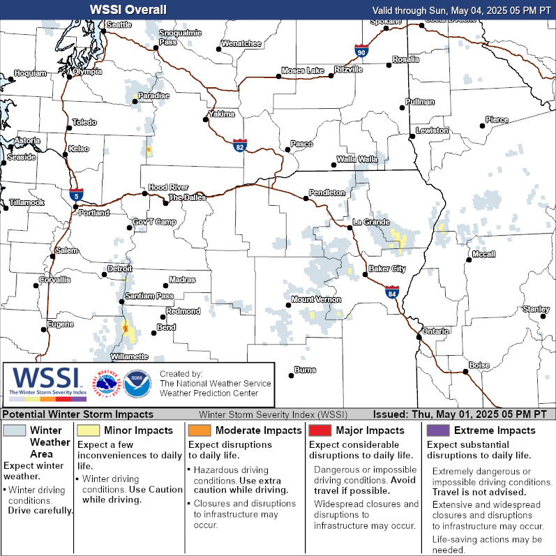 Winter Storm Severity Index