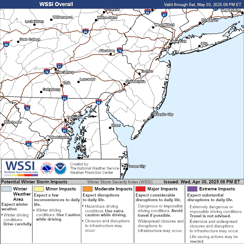 Winter Storm Severity Index