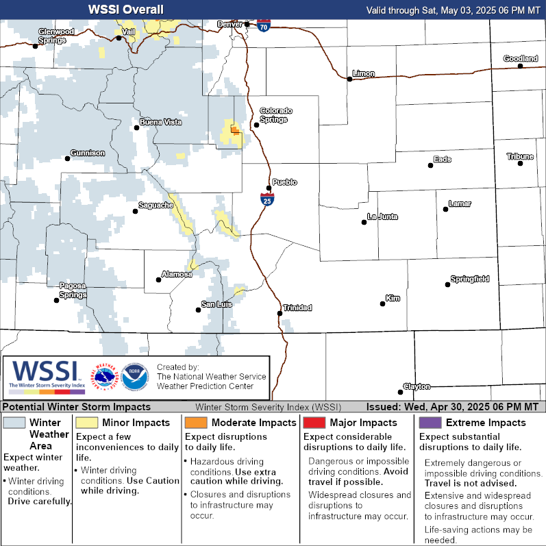 Winter Storm Severity Index