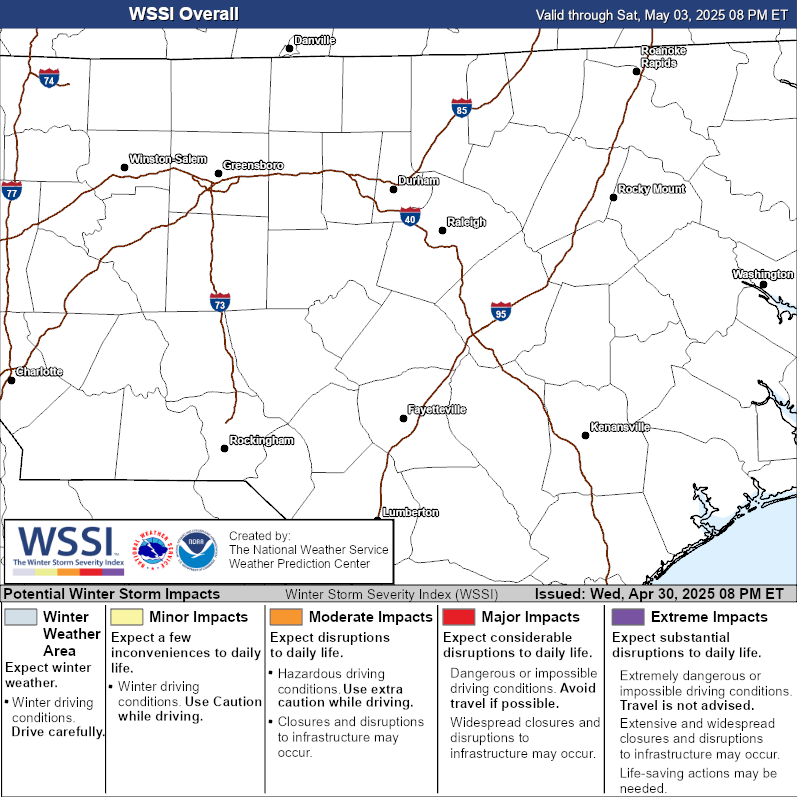 Winter Storm Severity Index