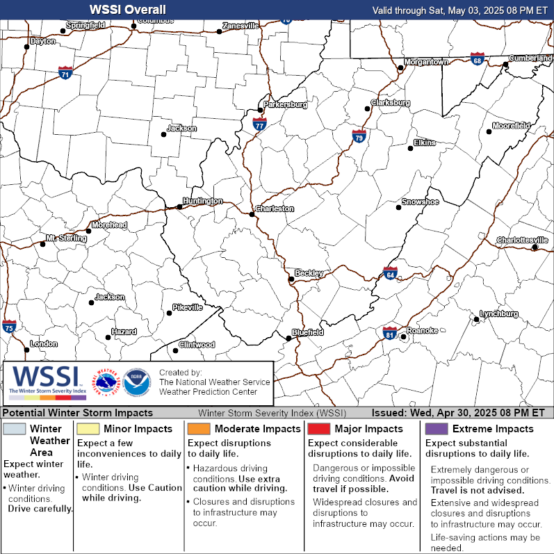 Winter Storm Severity Index