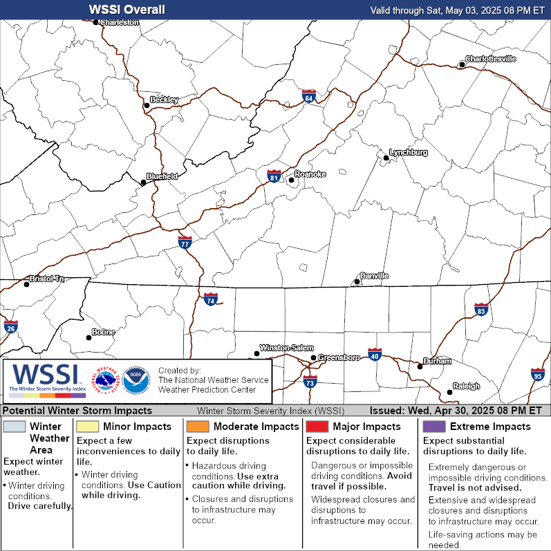 Winter Storm Severity Index