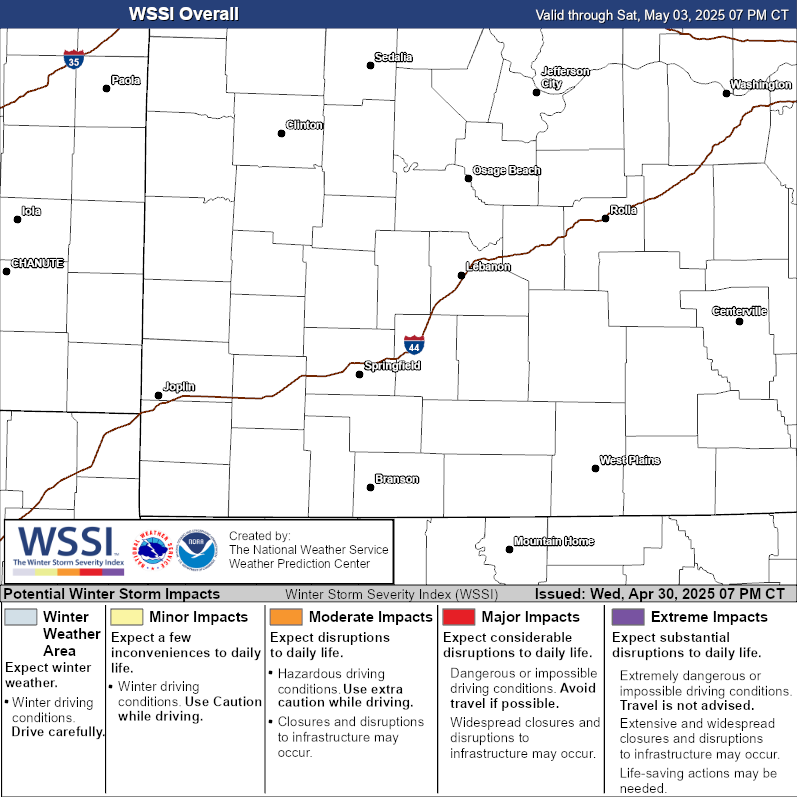 Winter Storm Severity Index