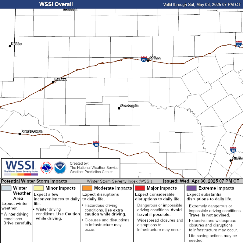 Winter Storm Severity Index