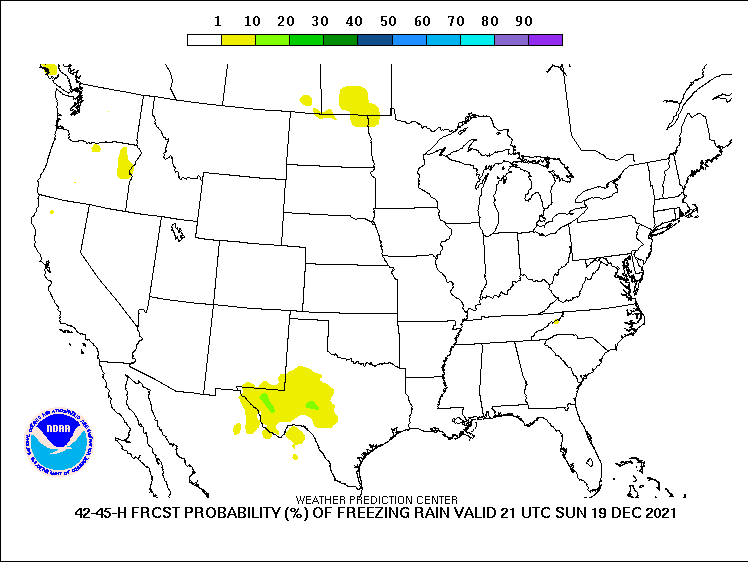 Probability of Freezing Rain