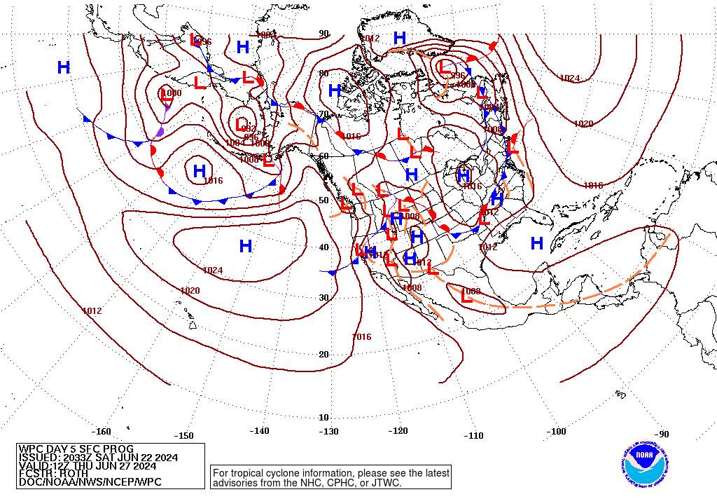 Day 5 Fronts and Pressures